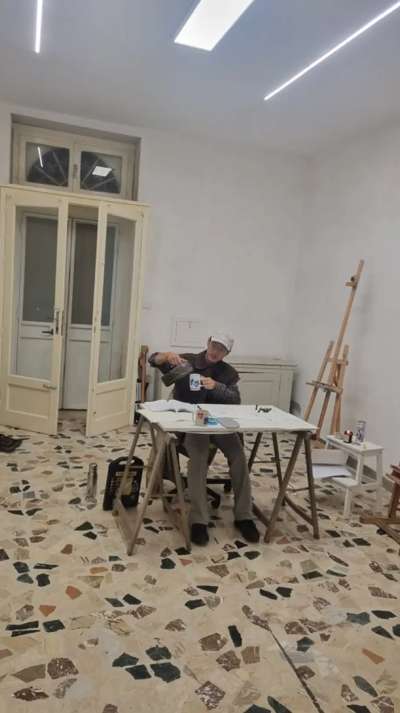Bottega Tommasso — residency — November 2024 — Canicattini Bagni, Sicily, Italy — with Anto Metzger, Célia Joumard, Izabele Sukaite, Ludovic Lalliat… — photo 2 of 32 — Distance Press