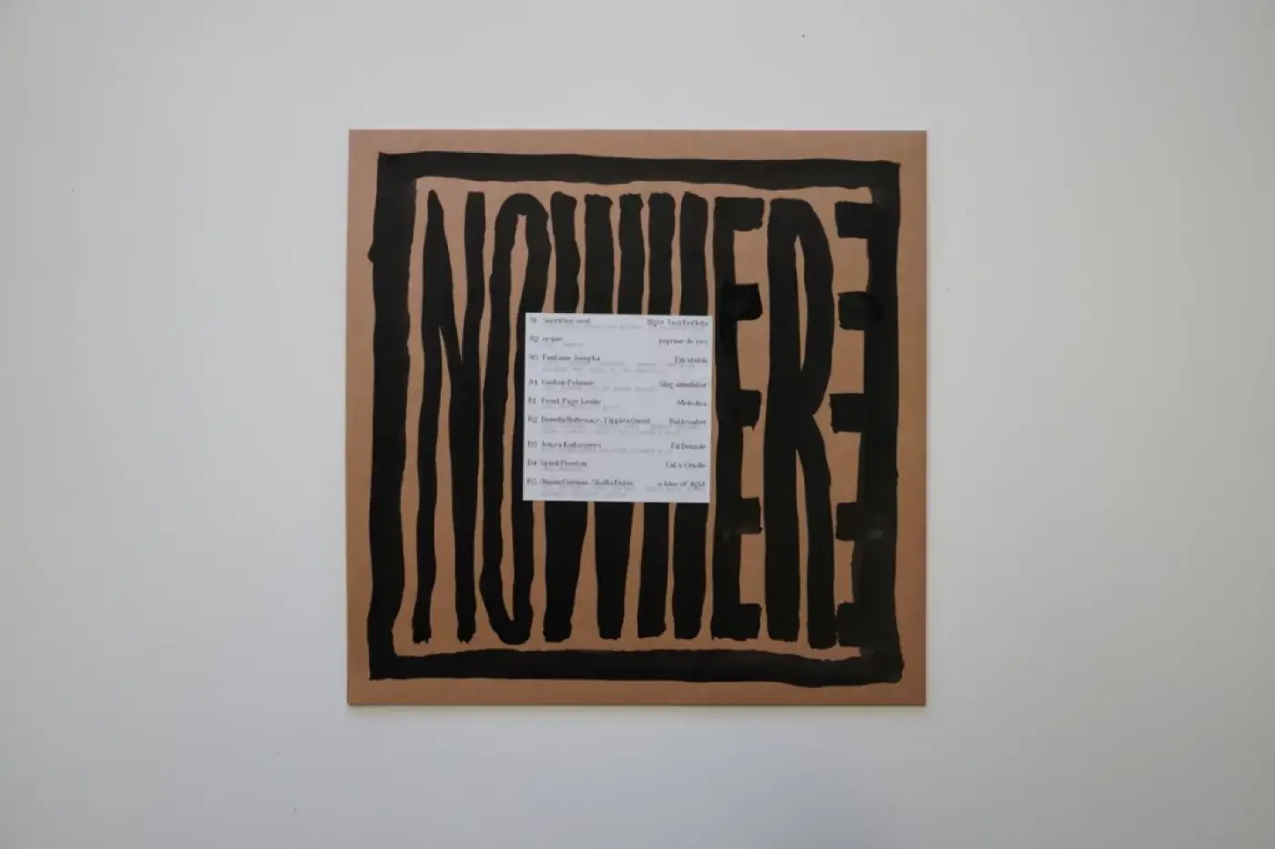 More than nowhere — vinyle — septembre 2025 — avec Adèle Pavia, Alanas Gurinas & Sholto Dobie, Amentia Siard Brochard, Arslane Smirnov… — photo 18 sur 238 — Distance Press