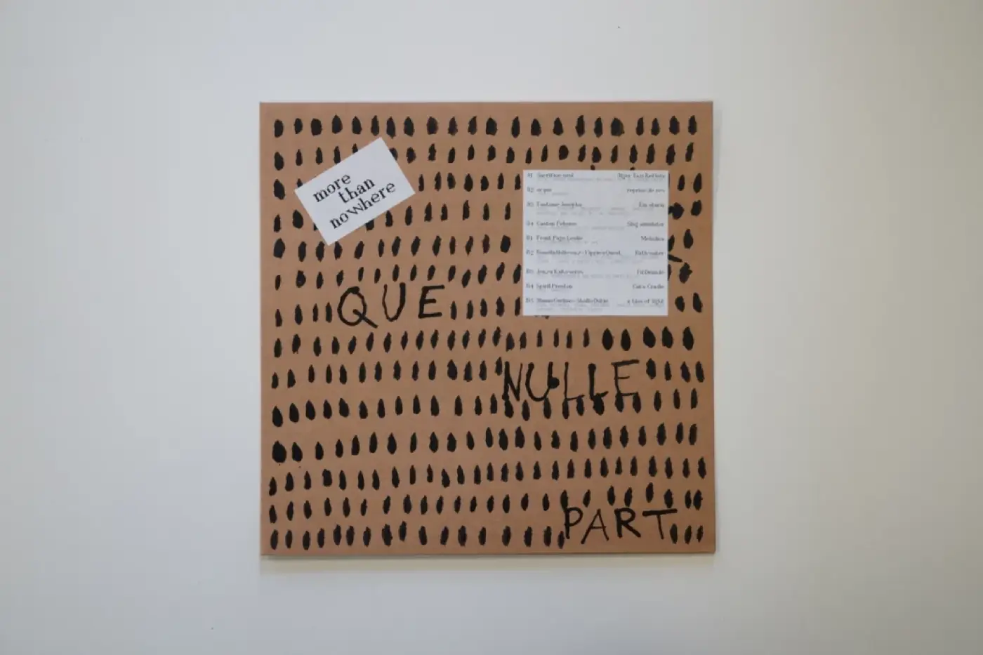 More than nowhere — vinyle — septembre 2025 — avec Adèle Pavia, Alanas Gurinas & Sholto Dobie, Amentia Siard Brochard, Arslane Smirnov… — photo 183 sur 238 — Distance Press